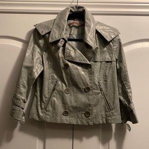 VGUC Andrew Mark silver jacket